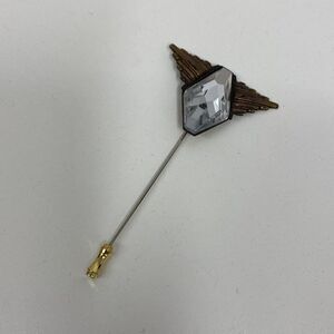 Vintage Ermani Bulatti Pin Deco Style Long‎ 3 1/2" by 1 7/8"